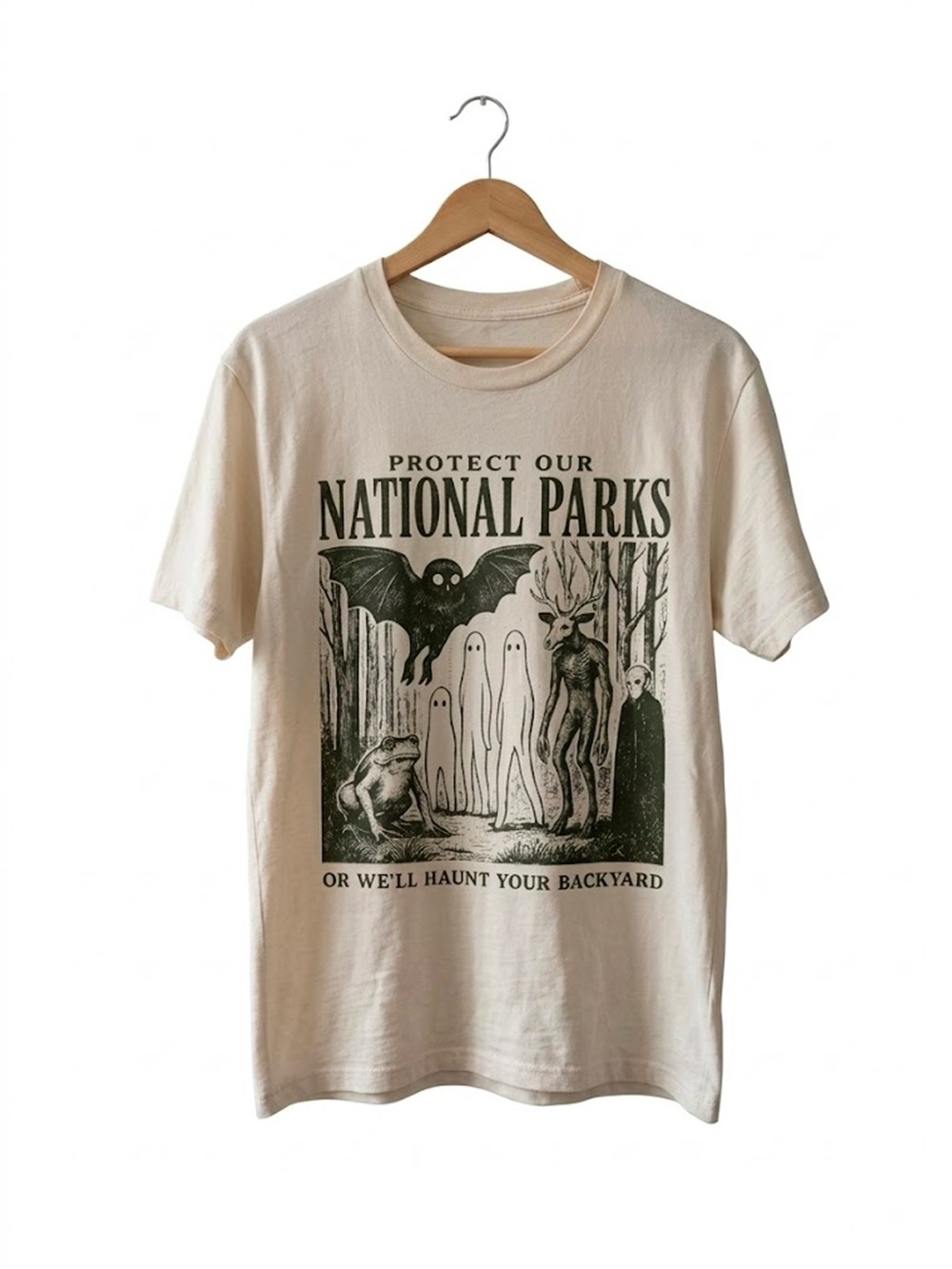 Protect Our National Parks Graphic Tee - Cream